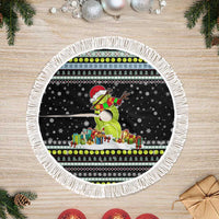 Tennis Snowman Christmas Tree Skirt Xmas Holiday Patterns - Wonder Print Shop