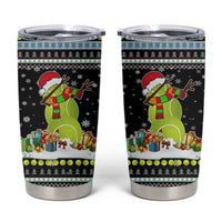 Tennis Snowman Christmas Tumbler Cup Xmas Holiday Patterns - Wonder Print Shop