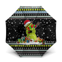 Tennis Snowman Christmas Umbrella Xmas Holiday Patterns - Wonder Print Shop