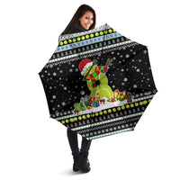 Tennis Snowman Christmas Umbrella Xmas Holiday Patterns - Wonder Print Shop