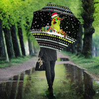 Tennis Snowman Christmas Umbrella Xmas Holiday Patterns - Wonder Print Shop