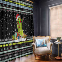 Tennis Snowman Christmas Window Curtain Xmas Holiday Patterns - Wonder Print Shop