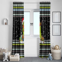 Tennis Snowman Christmas Window Curtain Xmas Holiday Patterns - Wonder Print Shop