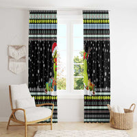 Tennis Snowman Christmas Window Curtain Xmas Holiday Patterns - Wonder Print Shop