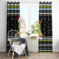 Tennis Snowman Christmas Window Curtain Xmas Holiday Patterns - Wonder Print Shop