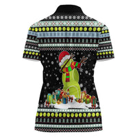 Tennis Snowman Christmas Women Polo Shirt Xmas Holiday Patterns - Wonder Print Shop
