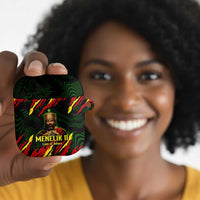 Menelik II AirPods Case with Lion of Adwa Title, Battle of Adwa 1896 Graphic and Bold Pan-African - Wonder Print Shop