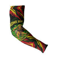 Menelik II Arm Sleeves with Lion of Adwa Title, Battle of Adwa 1896 Graphic and Bold Pan-African - Wonder Print Shop