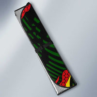 Menelik II Auto Sun Shade with Lion of Adwa Title, Battle of Adwa 1896 Graphic and Bold Pan-African - Wonder Print Shop