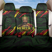 Menelik II Back Car Seat Cover with Lion of Adwa Title, Battle of Adwa 1896 Graphic and Bold Pan-African - Wonder Print Shop