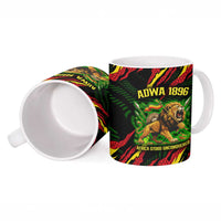 Menelik II Ceramic Mug with Lion of Adwa Title, Battle of Adwa 1896 Graphic and Bold Pan-African - Wonder Print Shop