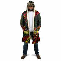 Menelik II Cloak with Lion of Adwa Title, Battle of Adwa 1896 Graphic and Bold Pan-African - Wonder Print Shop