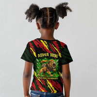 Menelik II Kid T shirt with Lion of Adwa Title, Battle of Adwa 1896 Graphic and Bold Pan-African - Wonder Print Shop