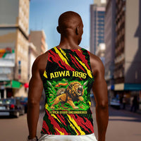 Menelik II Men Tank Top with Lion of Adwa Title, Battle of Adwa 1896 Graphic and Bold Pan-African - Wonder Print Shop