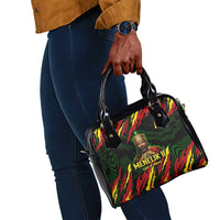 Menelik II Shoulder Handbag with Lion of Adwa Title, Battle of Adwa 1896 Graphic and Bold Pan-African - Wonder Print Shop