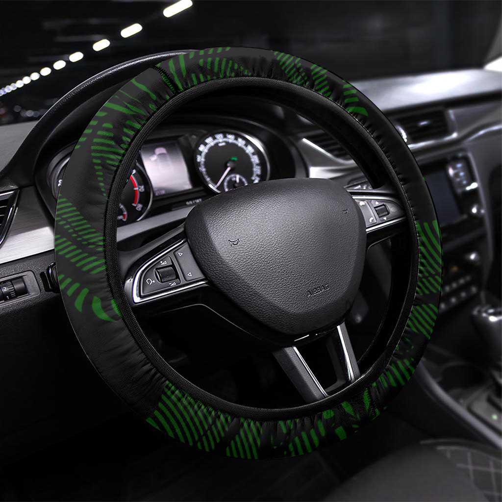 Menelik II Steering Wheel Cover with Lion of Adwa Title, Battle of Adwa 1896 Graphic and Bold Pan-African - Wonder Print Shop