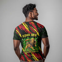 Menelik II T shirt with Lion of Adwa Title, Battle of Adwa 1896 Graphic and Bold Pan-African - Wonder Print Shop