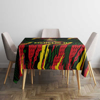 Menelik II Tablecloth with Lion of Adwa Title, Battle of Adwa 1896 Graphic and Bold Pan-African - Wonder Print Shop