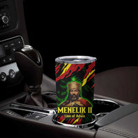Menelik II Tumbler Cup with Lion of Adwa Title, Battle of Adwa 1896 Graphic and Bold Pan-African - Wonder Print Shop