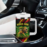 Menelik II Tumbler With Handle with Lion of Adwa Title, Battle of Adwa 1896 Graphic and Bold Pan-African - Wonder Print Shop