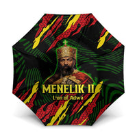 Menelik II Umbrella with Lion of Adwa Title, Battle of Adwa 1896 Graphic and Bold Pan-African - Wonder Print Shop