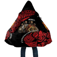 Menelik II Cloak with Adwa Victory Map, Africa Defeated an Empire Text and Red Geometric - Wonder Print Shop