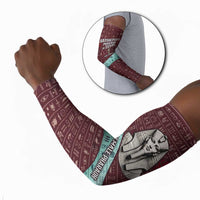 Hatshepsut Arm Sleeves with Pharaoh Bust Illustration, Female Pharaoh Title and Egyptian Hieroglyph - Wonder Print Shop