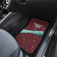 Hatshepsut Car Mats with Pharaoh Bust Illustration, Female Pharaoh Title and Egyptian Hieroglyph - Wonder Print Shop