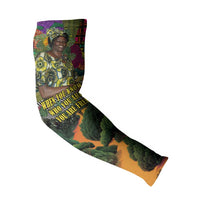 Wangari Maathai Arm Sleeves Colorful Nature-Inspired Design Empowerment Quote African Print Environmental - Wonder Print Shop