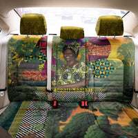 Wangari Maathai Back Car Seat Cover Colorful Nature-Inspired Design Empowerment Quote African Print Environmental - Wonder Print Shop