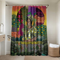 Wangari Maathai Bathroom Set Colorful Nature-Inspired Design Empowerment Quote African Print Environmental - Wonder Print Shop