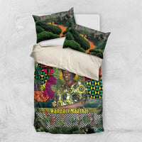 Wangari Maathai Bedding Set Colorful Nature-Inspired Design Empowerment Quote African Print Environmental - Wonder Print Shop