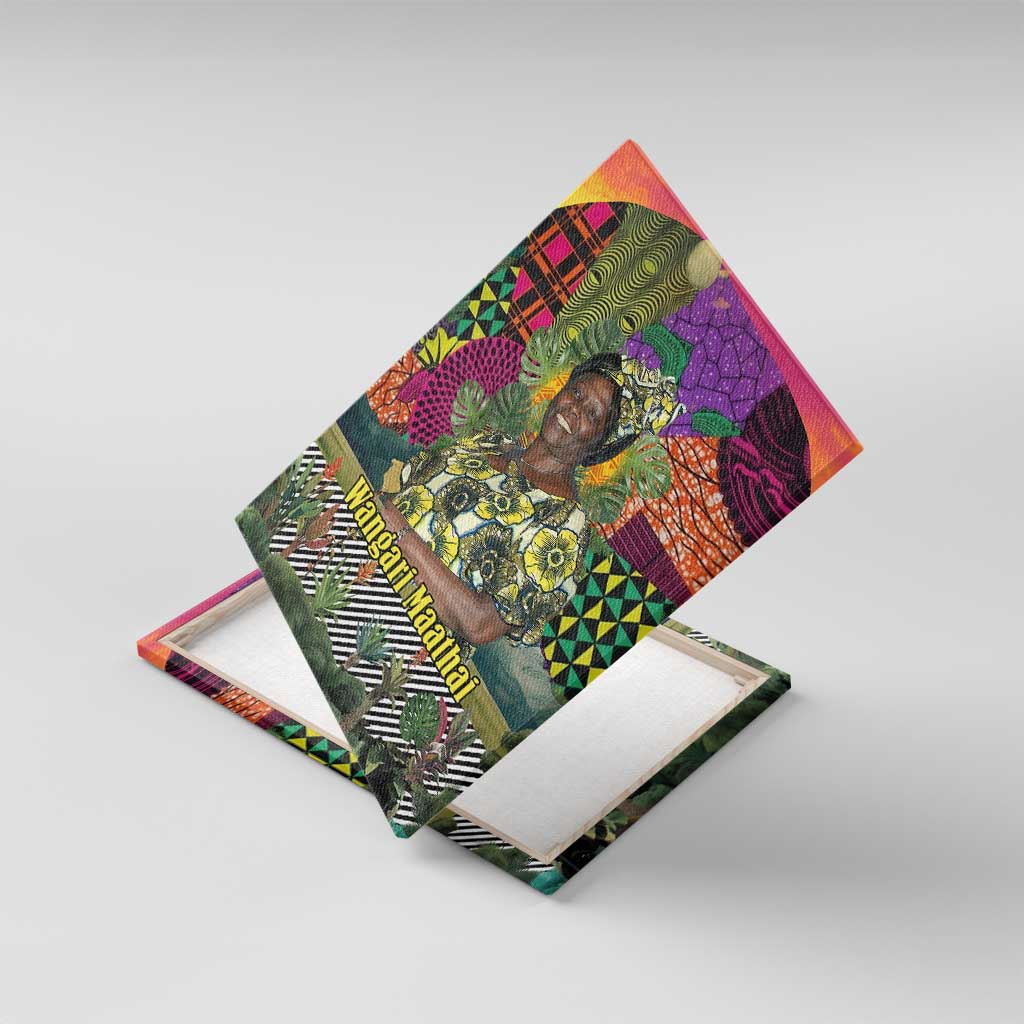 Wangari Maathai Canvas Wall Art Colorful Nature-Inspired Design Empowerment Quote African Print Environmental - Wonder Print Shop