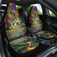 Wangari Maathai Car Seat Cover Colorful Nature-Inspired Design Empowerment Quote African Print Environmental - Wonder Print Shop
