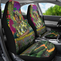 Wangari Maathai Car Seat Cover Colorful Nature-Inspired Design Empowerment Quote African Print Environmental - Wonder Print Shop
