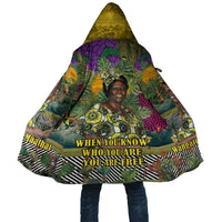 Wangari Maathai Cloak Colorful Nature-Inspired Design Empowerment Quote African Print Environmental - Wonder Print Shop