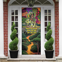 Wangari Maathai Door Cover Colorful Nature-Inspired Design Empowerment Quote African Print Environmental - Wonder Print Shop