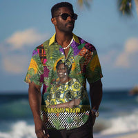 Wangari Maathai Hawaiian Shirt Colorful Nature-Inspired Design Empowerment Quote African Print Environmental - Wonder Print Shop