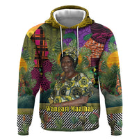 Wangari Maathai Hoodie Colorful Nature-Inspired Design Empowerment Quote African Print Environmental - Wonder Print Shop