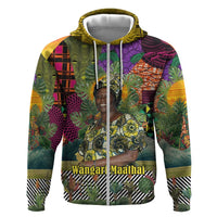 Wangari Maathai Hoodie Colorful Nature-Inspired Design Empowerment Quote African Print Environmental - Wonder Print Shop