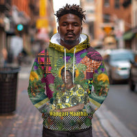 Wangari Maathai Hoodie Colorful Nature-Inspired Design Empowerment Quote African Print Environmental - Wonder Print Shop