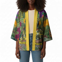 Wangari Maathai Kimono Colorful Nature-Inspired Design Empowerment Quote African Print Environmental - Wonder Print Shop