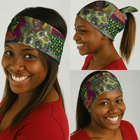 Wangari Maathai Neck Gaiter Colorful Nature-Inspired Design Empowerment Quote African Print Environmental - Wonder Print Shop
