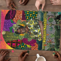 Wangari Maathai Puzzle Colorful Nature-Inspired Design Empowerment Quote African Print Environmental - Wonder Print Shop