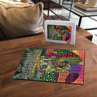 Wangari Maathai Puzzle Colorful Nature-Inspired Design Empowerment Quote African Print Environmental - Wonder Print Shop