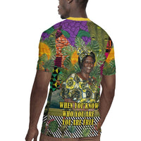 Wangari Maathai Rugby Jersey Colorful Nature-Inspired Design Empowerment Quote African Print Environmental - Wonder Print Shop