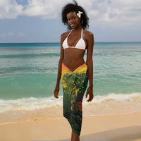 Wangari Maathai Sarong Colorful Nature-Inspired Design Empowerment Quote African Print Environmental - Wonder Print Shop