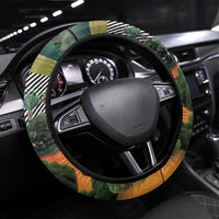 Wangari Maathai Steering Wheel Cover Colorful Nature-Inspired Design Empowerment Quote African Print Environmental - Wonder Print Shop