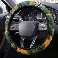 Wangari Maathai Steering Wheel Cover Colorful Nature-Inspired Design Empowerment Quote African Print Environmental - Wonder Print Shop