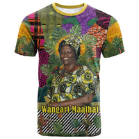 Wangari Maathai T shirt Colorful Nature-Inspired Design Empowerment Quote African Print Environmental - Wonder Print Shop